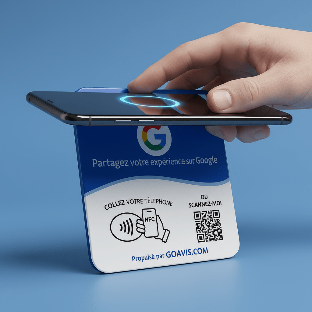 PLAQUE D'AVIS GOOGLE - GOAVIS.COM