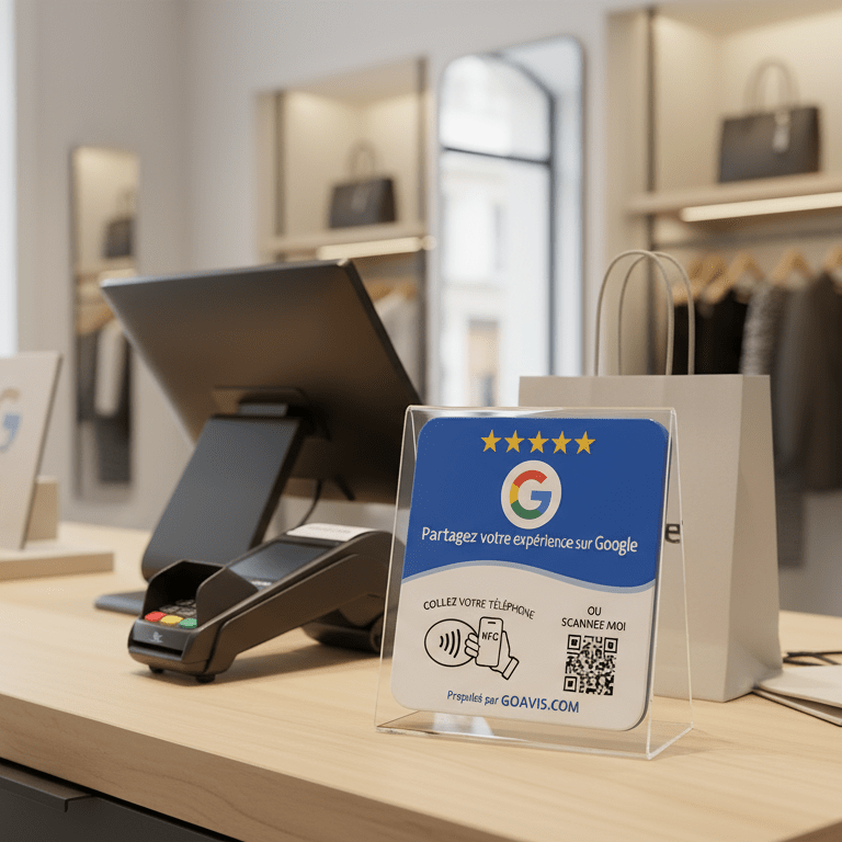 PLAQUE D'AVIS GOOGLE - GOAVIS.COM