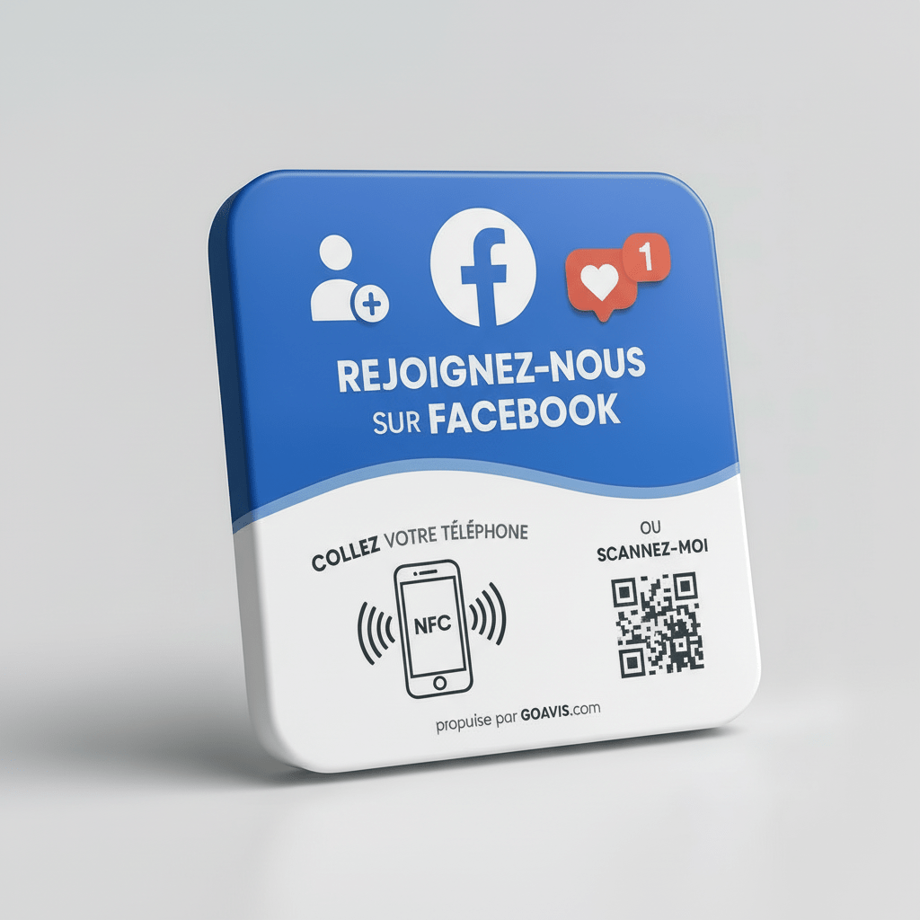 PLAQUE FACEBOOK - GOAVIS.COM
