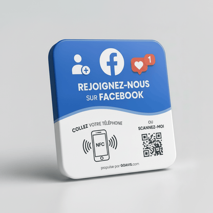 PLAQUE FACEBOOK - GOAVIS.COM