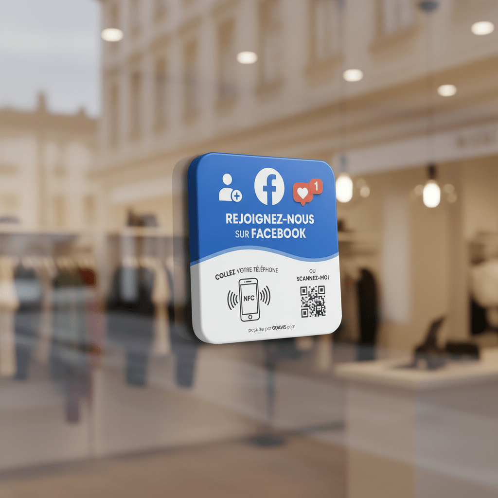 PLAQUE FACEBOOK - GOAVIS.COM
